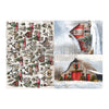 Re-Design with Prima SNOWY VILLAGE CHARM A3 Decoupage FIBER 2 Sheets #679354