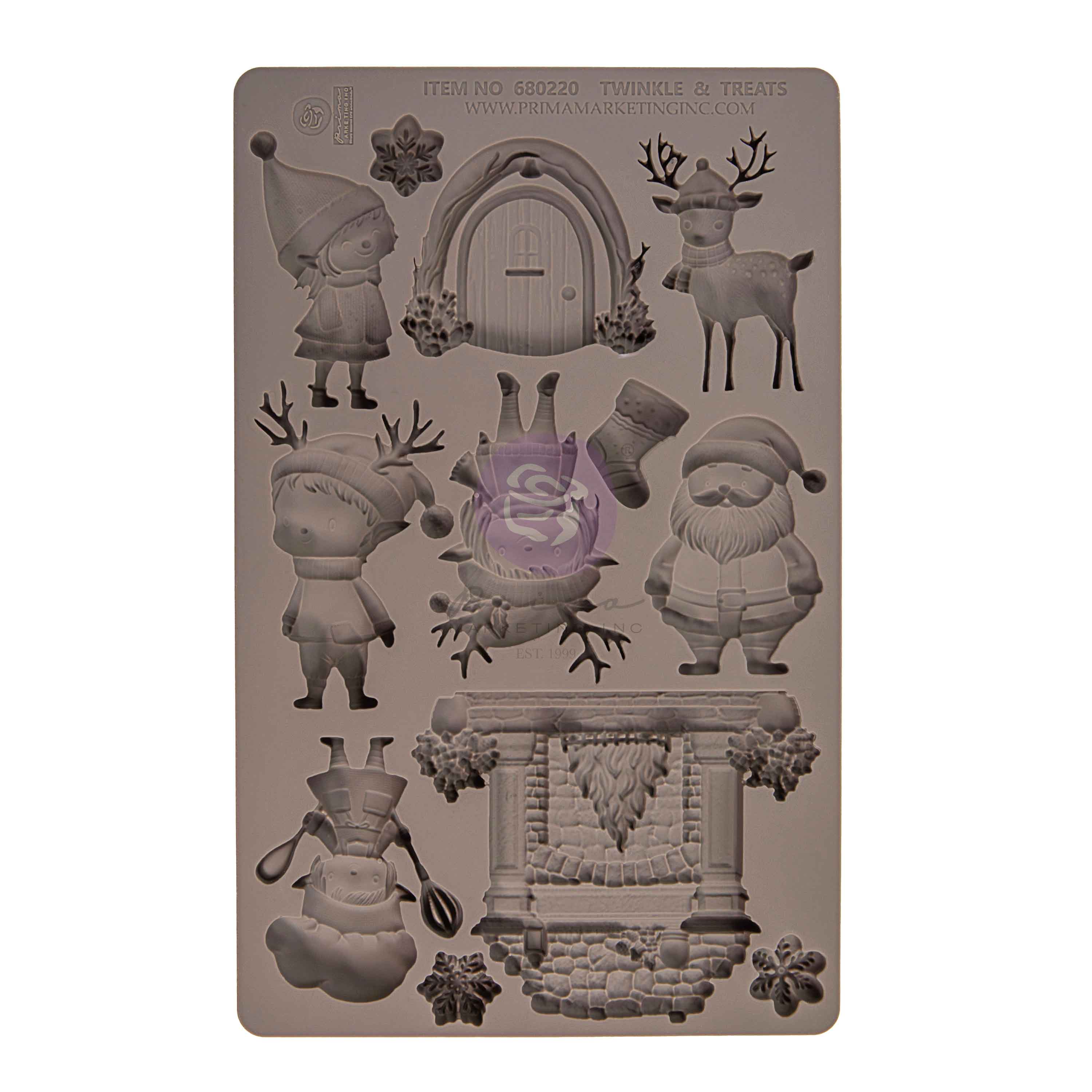 Prima TWINKLE & TREATS Christmas Silicone Moulds Molds 5