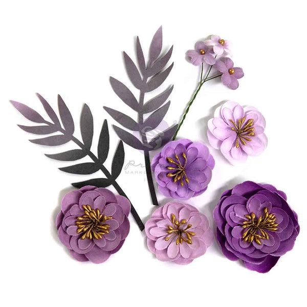 Prima Flowers BEWITCHED ENCHANTED VIOLET Halloween 8 pcs #680589