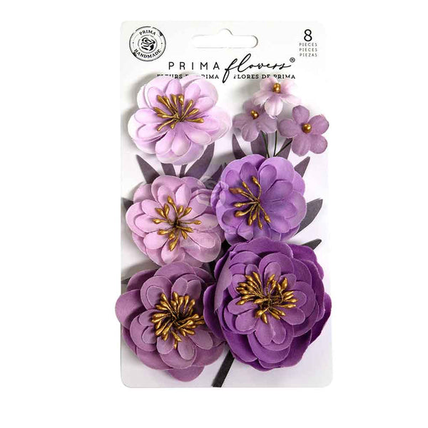 Prima Flowers BEWITCHED ENCHANTED VIOLET Halloween 8 pcs #680589