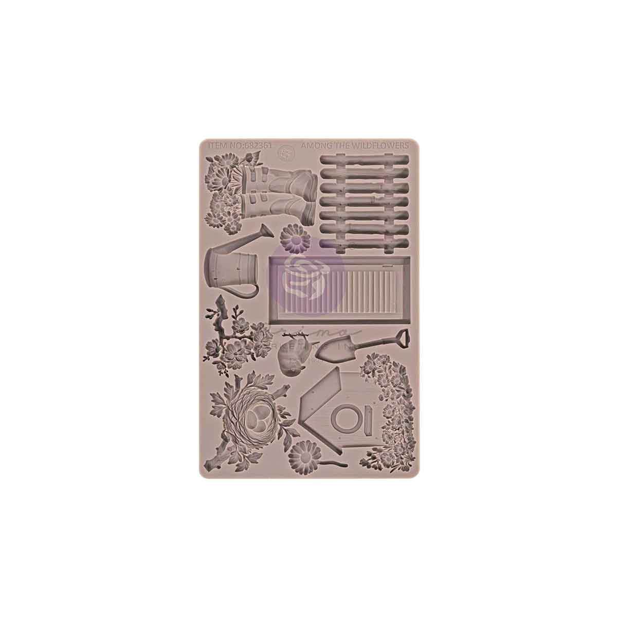 Prima Among the Wildflowers SPRING TALES Moulds Food Safe Heat Resistant Resin 5X8