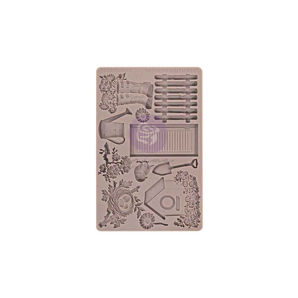 Prima Among the Wildflowers SPRING TALES Moulds Food Safe Heat Resistant Resin 5X8" #682361