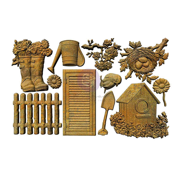 Prima Among the Wildflowers SPRING TALES Moulds Food Safe Heat Resistant Resin 5X8" #682361