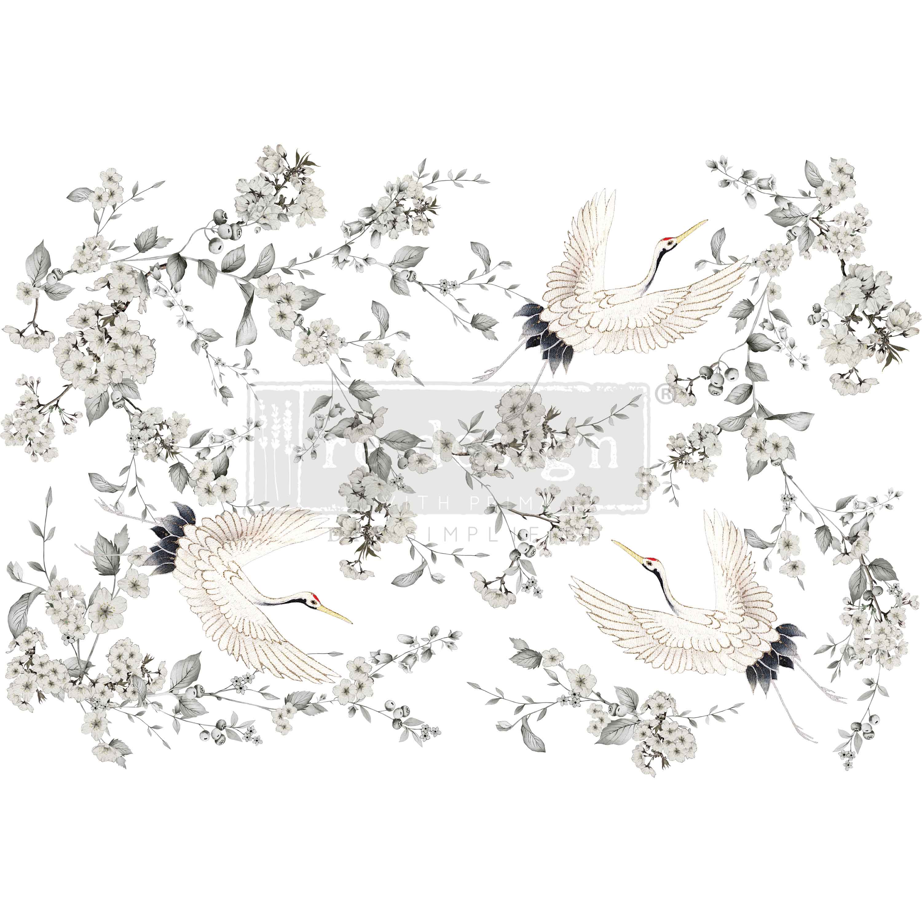 ReDesign with Prima Decor Transfer SILVER WINGS 24