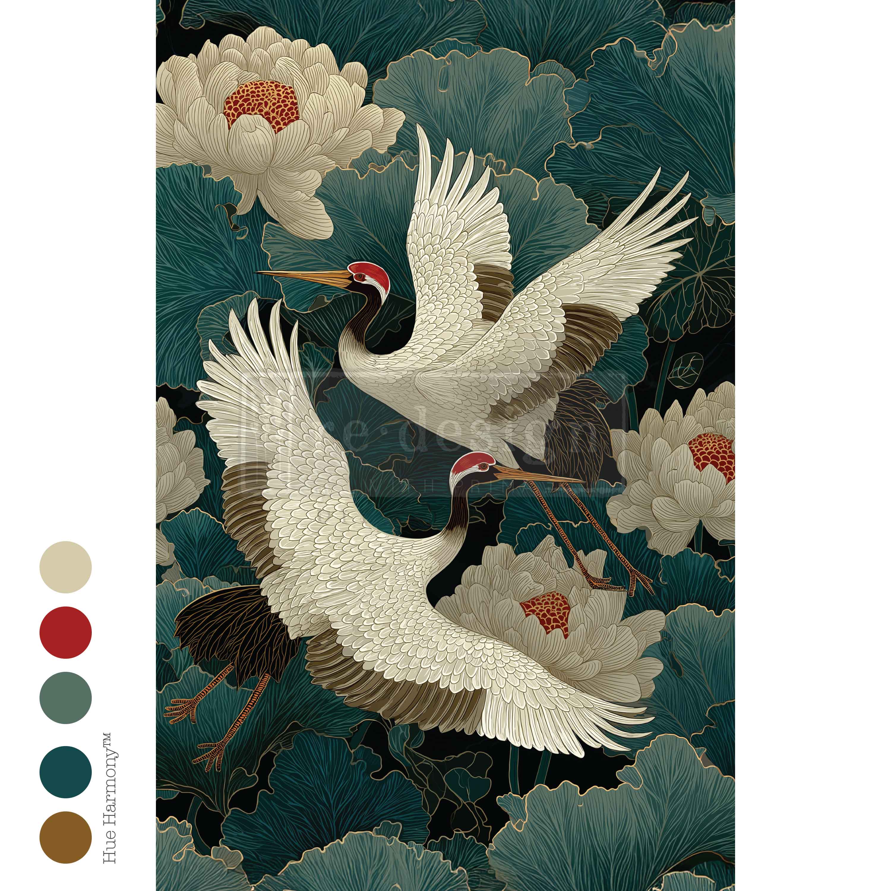 Re-Design with Prima GRACE in FLIGHT Decoupage Decor Tissue Paper 19.5