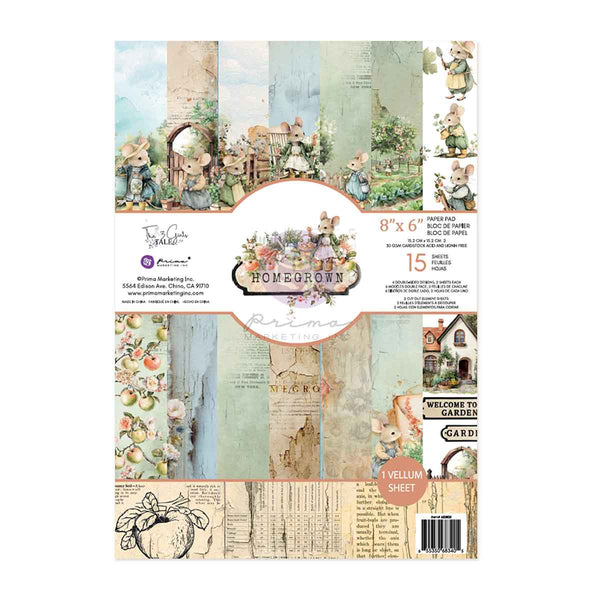 Prima HOMEGROWN Collection 6X8 Paper Pad #683405