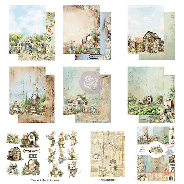 Prima HOMEGROWN Collection 6X8 Paper Pad #683405