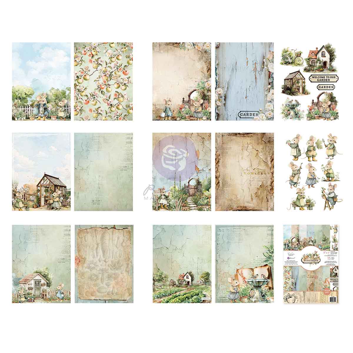 Prima HOMEGROWN Collection 6X8 Paper Pad #683405