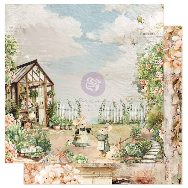 Prima HOMEGROWN Collection 12x12 Paper Pad 14 Sheets #683382
