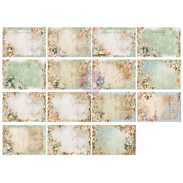 Prima HOMEGROWN Collection 4X6 Journaling Notecards #683481