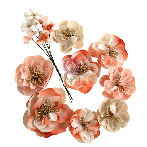Prima HOMEGROWN Collection APPLE BLOSSOM GARDEN Flowers 9 pcs #683627
