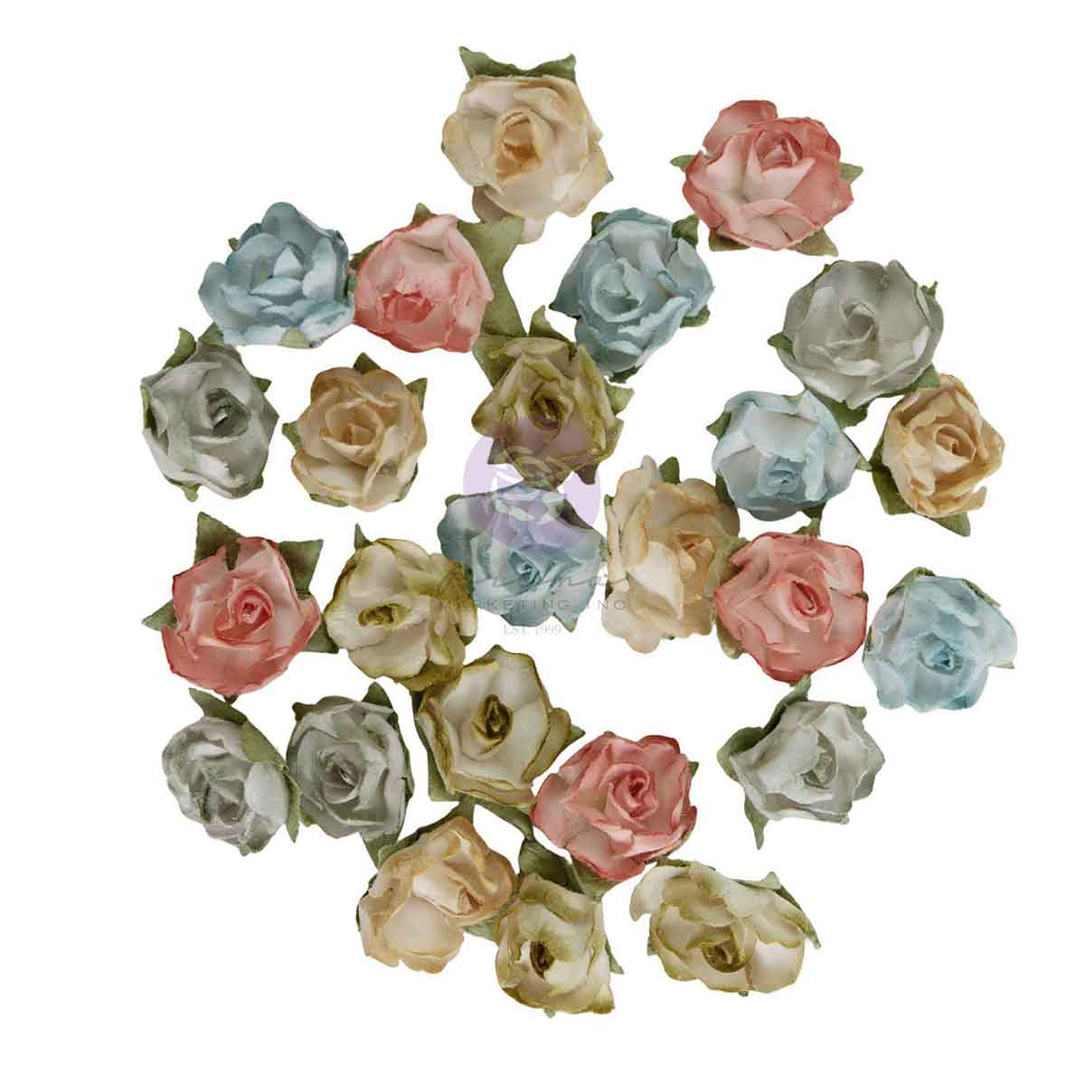 Prima HOMEGROWN Collection PALETTE BLOOMS Flowers 25 pcs #683634