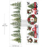 Re-design with Prima HOMETOWN HOLIDAY Luxe Transfers NEW 3.25"x11.5" #684242