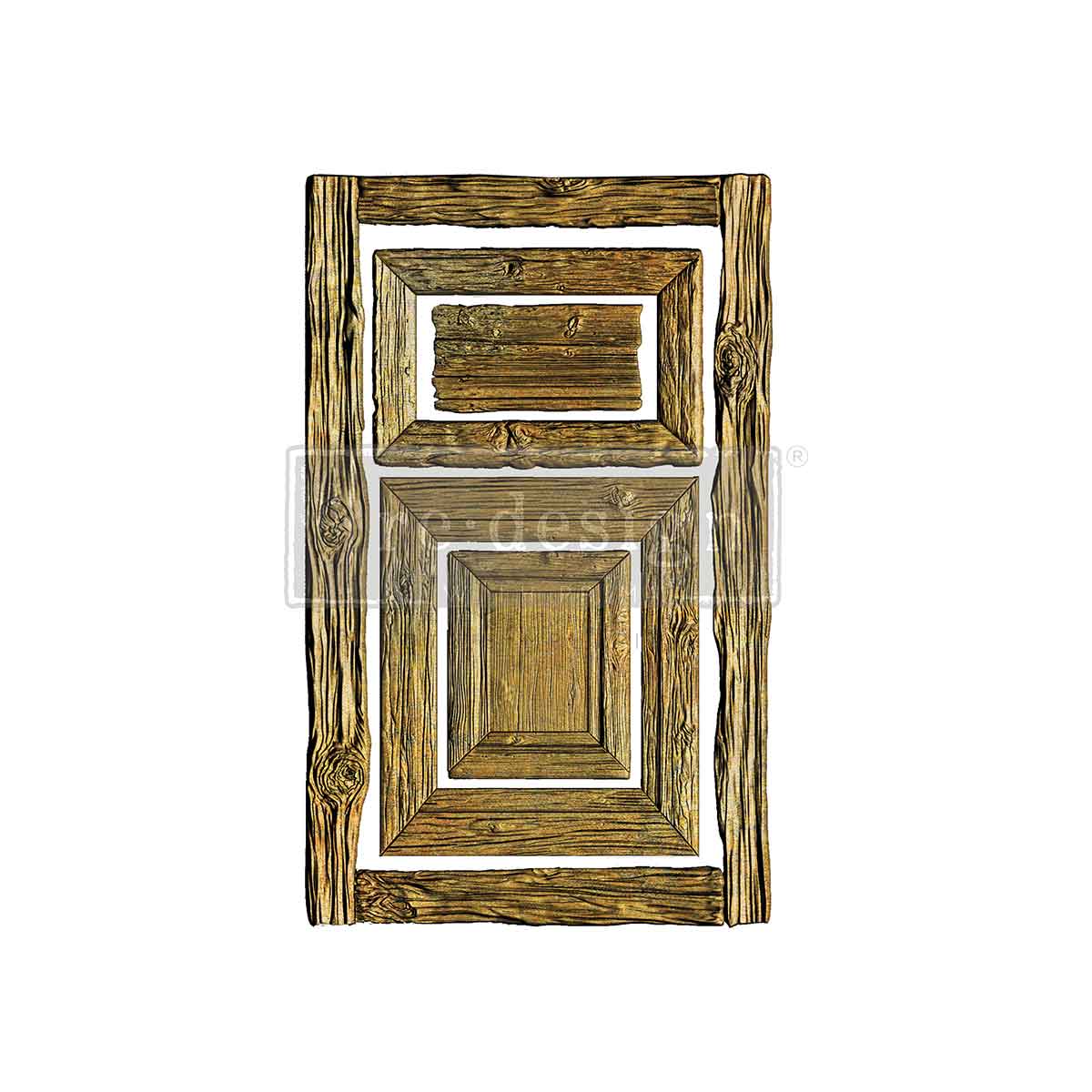ReDesign with Prima VINTAGE TIMBER FRAME Christmas Moulds Food Safe Heat Resistant Resin 5X8