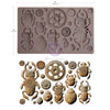 Prima Finnabair STEAMPUNK BEETLES Imaginarium Moulds Molds 5" x 8" #951436