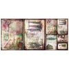 Finnabair Prima MECHANICAL ORCHARD A3 Decoupage Rice Paper 11.7" x 16.5" 3 SHEETS #951894