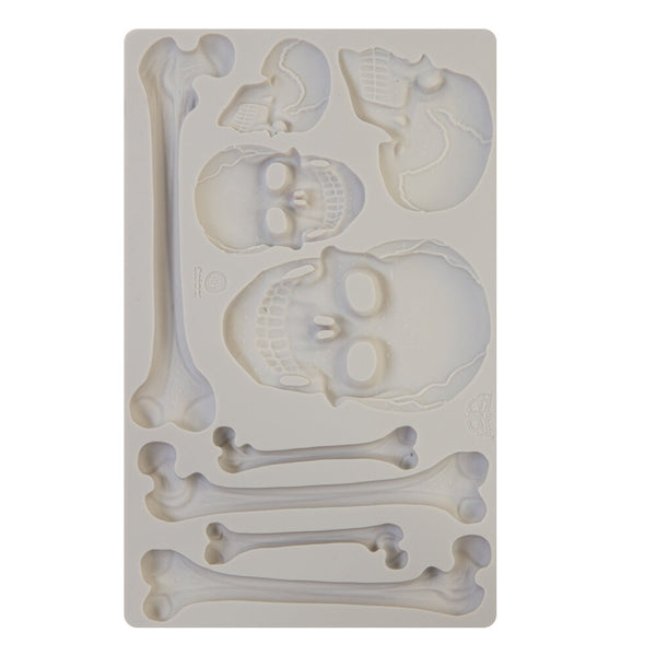 SKULL AND BONES Prima Finnabair Imaginarium Moulds Molds 5" x 8" #968649