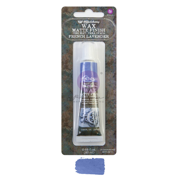 Finnabair Art Alchemy Prima FRENCH LAVENDER Matte Wax TUBE .68 oz Altered Art Mixed Media  #968724