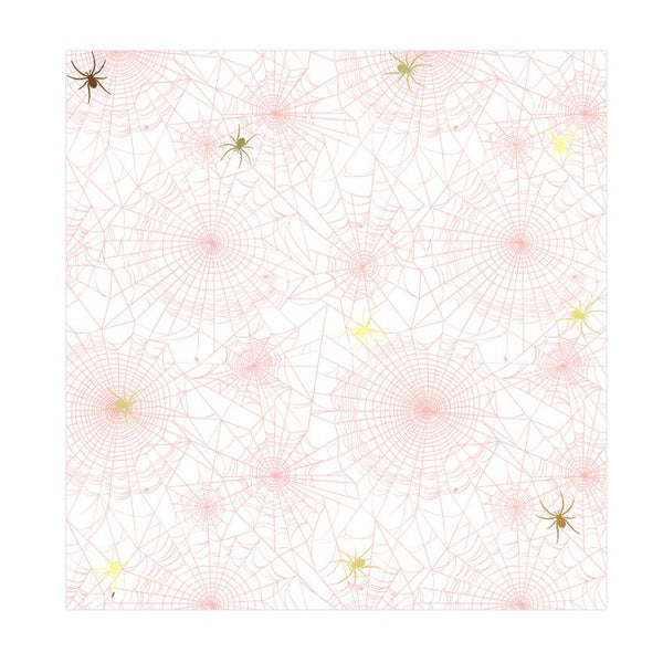 Prima Magic Spell SPOOKY WEBS Acetate Sheet Foil Detail 12"x12" #981662