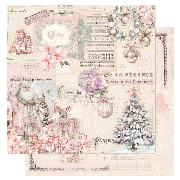Prima CHRISTMAS BLUSH Collection 6X6 Paper Pad 32 SHEETS #982553