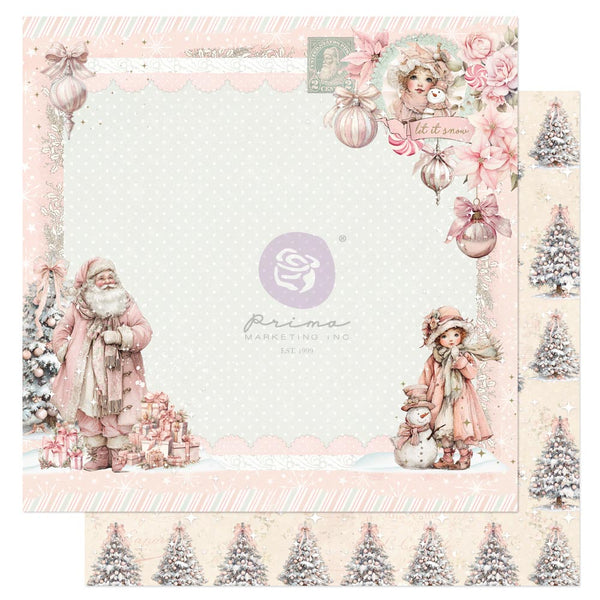 Prima CHRISTMAS BLUSH Collection 6X6 Paper Pad 32 SHEETS #982553