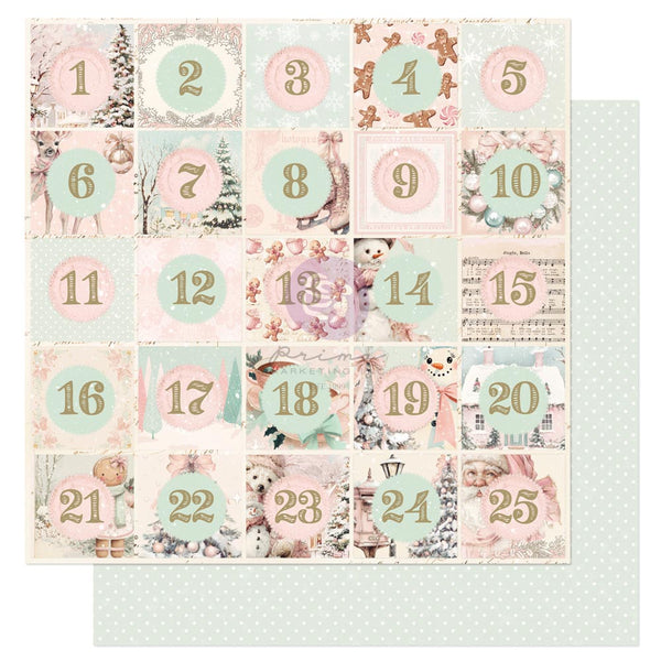Prima CHRISTMAS BLUSH Collection 6X6 Paper Pad 32 SHEETS #982553