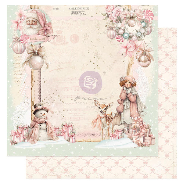 Prima CHRISTMAS BLUSH Collection 6X6 Paper Pad 32 SHEETS #982553