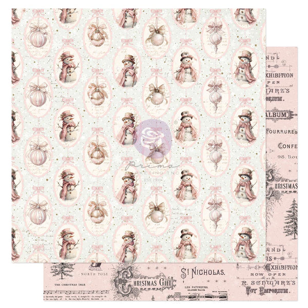 Prima - CHRISTMAS BLUSH Collection - 12x12 Paper Pad 16 Sheets #982577