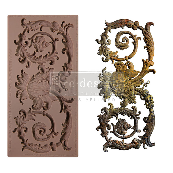 Re-Design with Prima SALON Des NOBLES Silicone Moulds 4" x 8" #666996