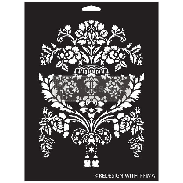 Re-Design with Prima CHAPPELLE ROYALE Petit Trianon Decor Stencil 9 x 12"  #667085