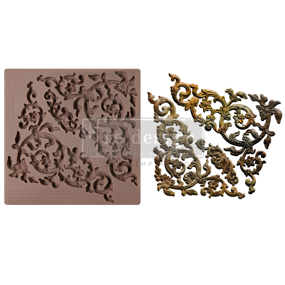 Re-Design with Prima CORNER CHARM Silicone Moulds 6