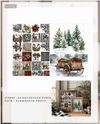 ReDesign with Prima FARMHOUSE FROST Christmas A4 Decoupage Fiber #679309