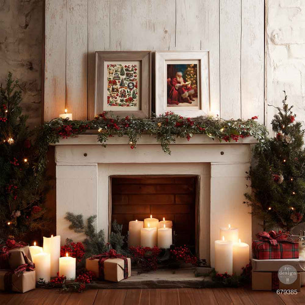 ReDesign with Prima EVERLASTING LIGHT Christmas A4 Decoupage Fiber #679385