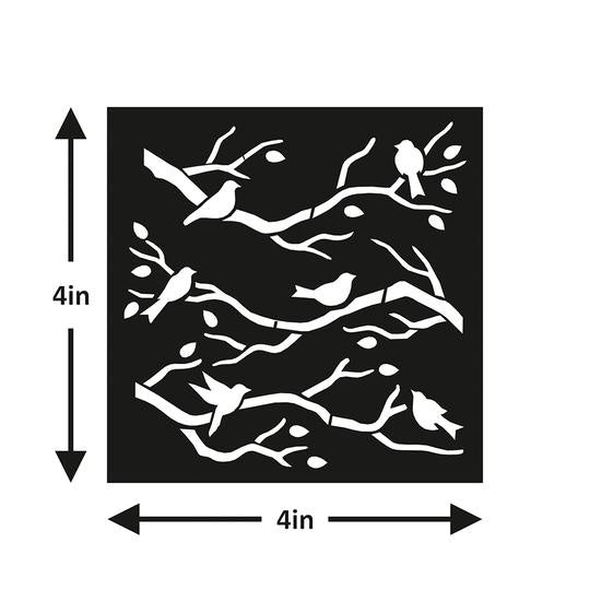 Little Birdie CHIRPY HAVEN Stencil #680421