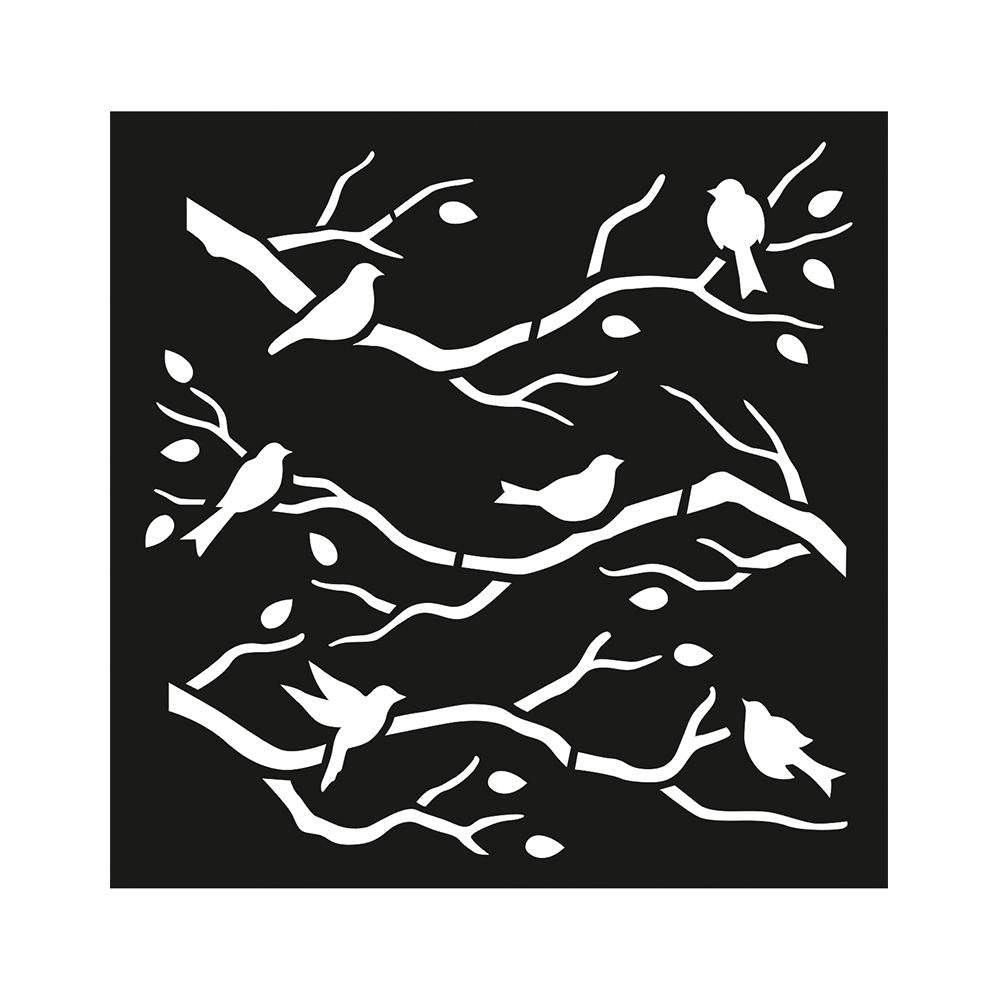 Little Birdie CHIRPY HAVEN Stencil #680421