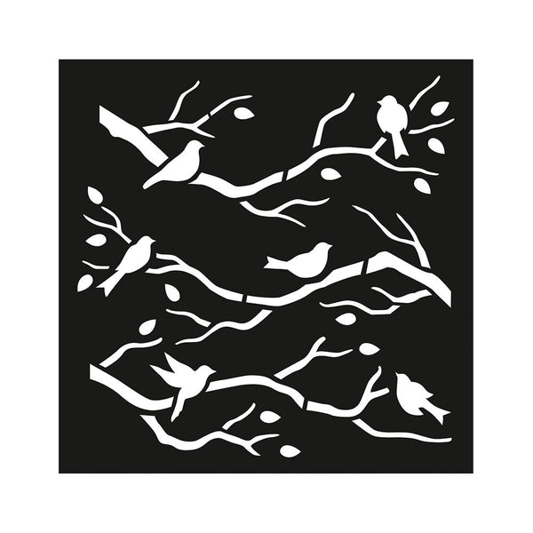 Little Birdie CHIRPY HAVEN Stencil #680421