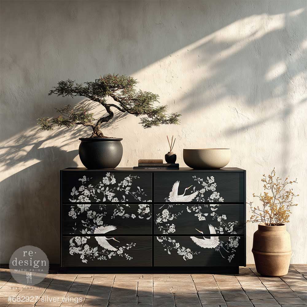 ReDesign with Prima Decor Transfer SILVER WINGS 24