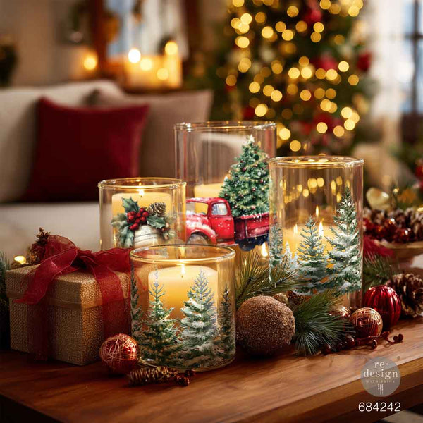 Re-design with Prima HOMETOWN HOLIDAY Luxe Transfers NEW 3.25"x11.5" #684242