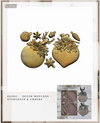 ReDesign with Prima EVERGREEN ANTLER EMBLEM Christmas Moulds Food Safe Heat Resistant Resin 5X8" #684488