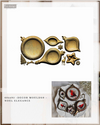 ReDesign with Prima NOEL ELEGANCE Christmas Ornament Decor Moulds Mold Food Safe 5X10" Resin #684495