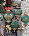 ReDesign with Prima WINTER LUXE BLANKS Christmas Ornament Decor Moulds Mold Food Safe 5X10" Resin #684501