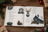 Re-design with Prima QUIET COUNTRY BLUE Christmas 8.5 x 11 Middy Transfers 3 sheets + BONUS Sheet #684587 Limited Edition