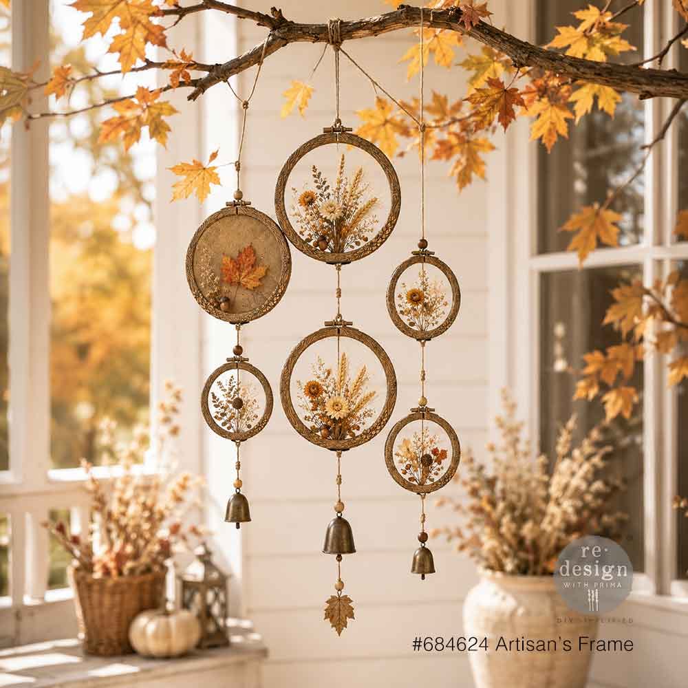 ReDesign with Prima ARTISANS FRAME Christmas Ornament Decor Moulds Mold Food Safe 5X10