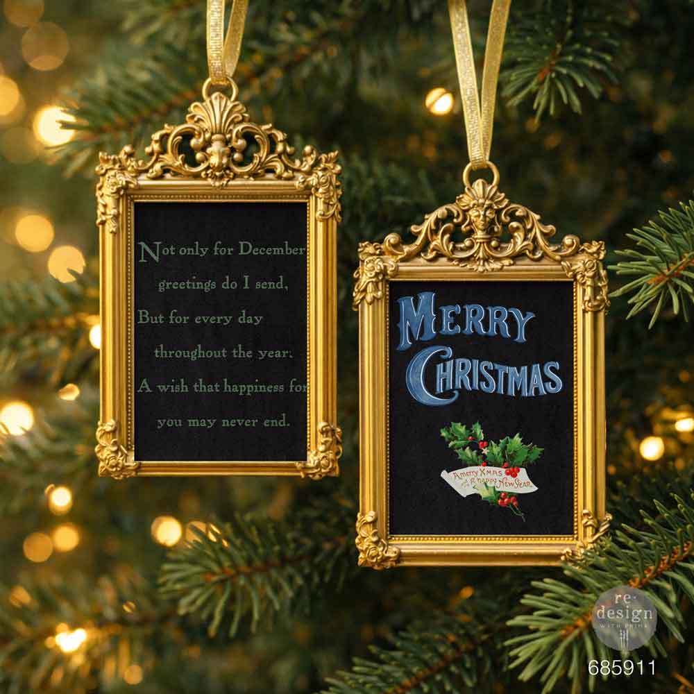 Re-design with Prima NOEL In SCRIPT Christmas 8.5 x 11 Middy Transfers 3 sheets + BONUS Sheet #685911 Limited Edition