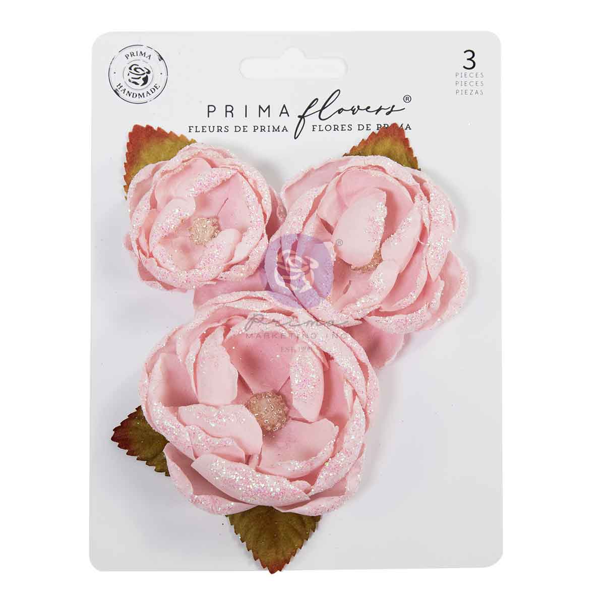 Prima - Christmas Blush Collection - FESTIVE FEELING - Flowers 3 pcs #686284