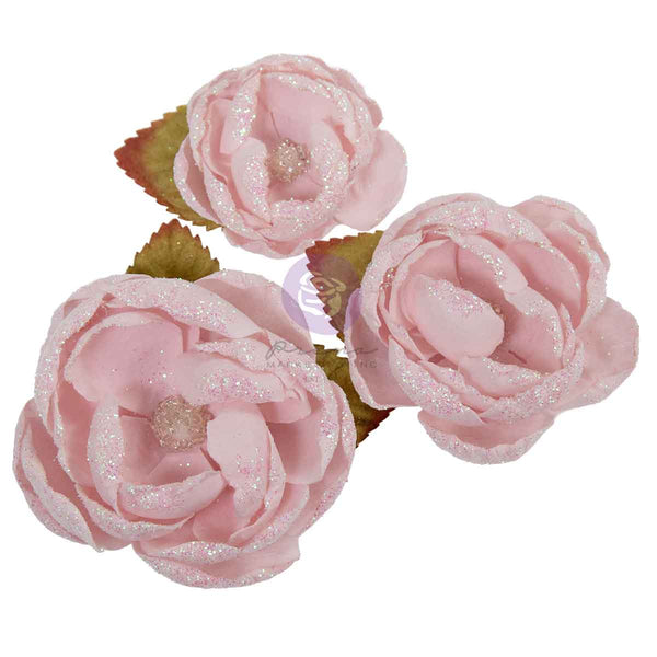 Prima - Christmas Blush Collection - FESTIVE FEELING - Flowers 3 pcs #686284