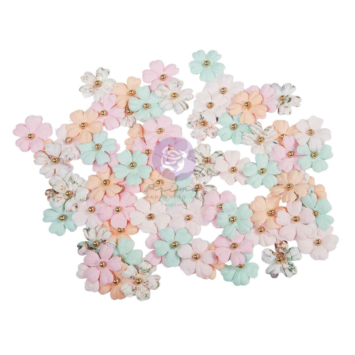Prima - Christmas Blush Collection - JOLLY MEMORIES - Flowers 72 pcs #686307