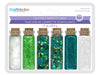 CraftMedley SKY Glitter Confetti Vials 6 pcs 1.7 ozs / 50.4 g #GC407D