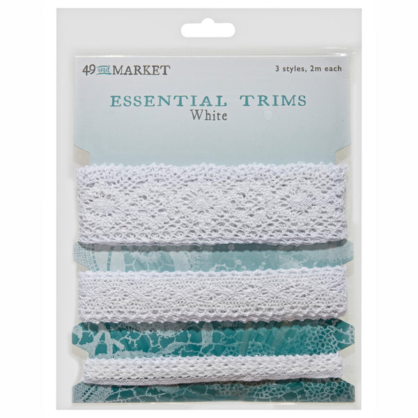 49 and Market THE LOOKING GLASS Essential Trims WHITE