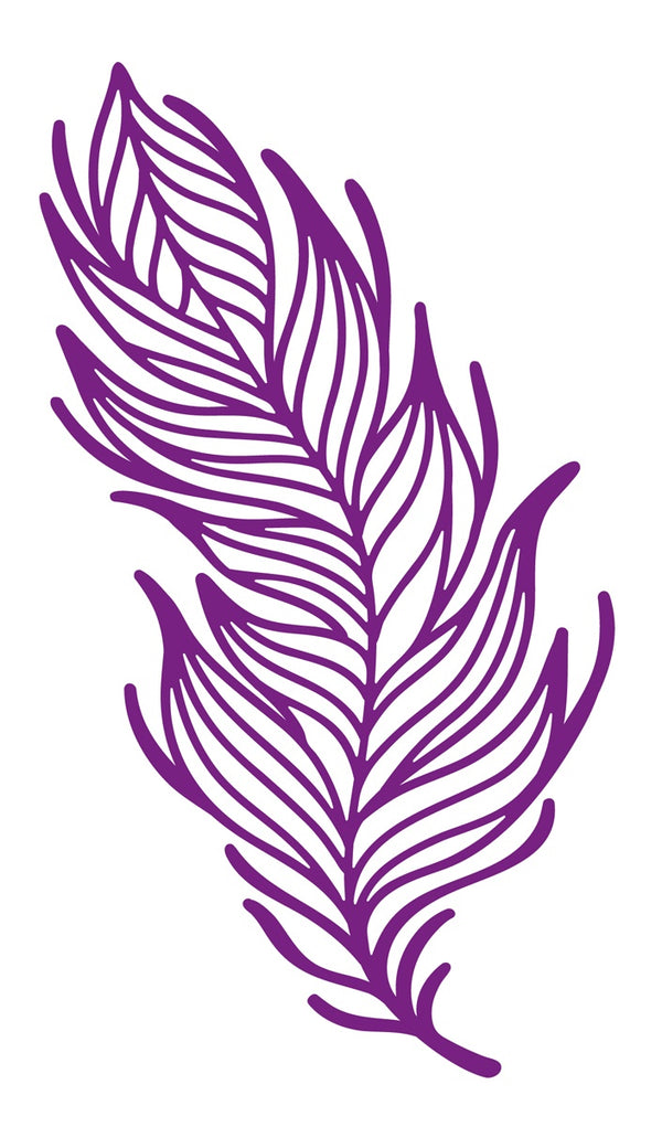 Crafters Companion GRACEFUL FEATHER Stencil #CCMASKGRFEA
